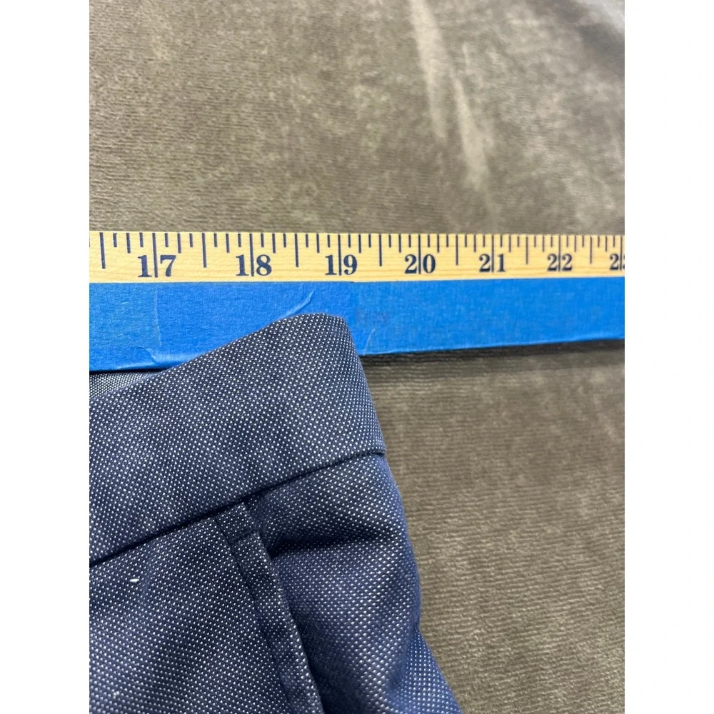 Banana Republic Kentfield Pant Mens 38x32 Blue Micro Pattern‎ Straight Leg Chino